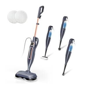 INSE 10 in 1 Steam Mop with Rotating Pads